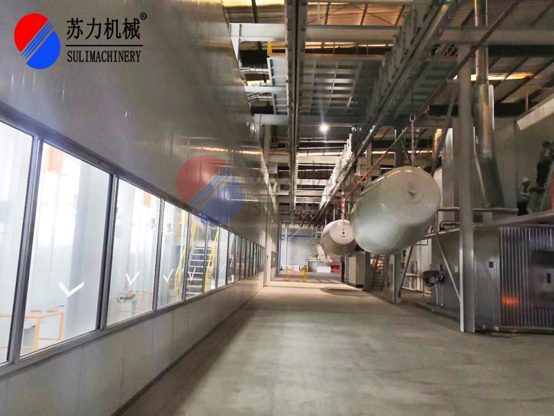 罐車(chē)前處理噴粉涂裝線(xiàn)